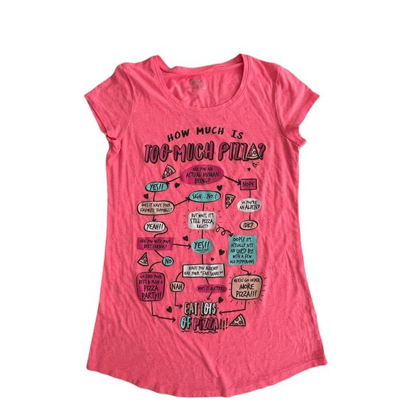 Junior Top, Justice, Size -14, Color- Pink - Picture 2 of 4